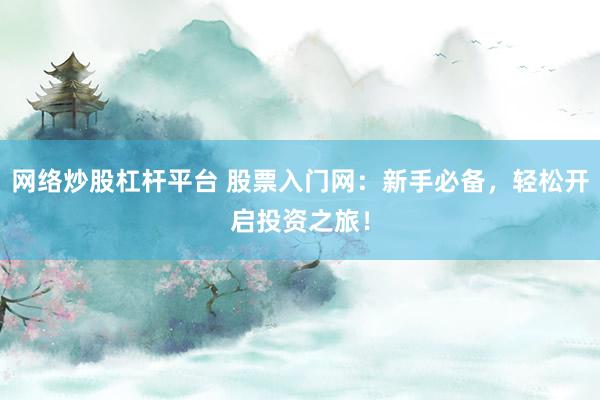 网络炒股杠杆平台 股票入门网：新手必备，轻松开启投资之旅！